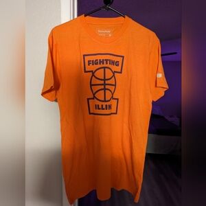 Medium Homefield Illinois Basketball orange shirt